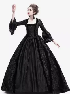 Robe Victorienne médiévale victorienne Robe Rococo Robe Marie Antoinette Opéra Costume Rétro Déguisements Halloween