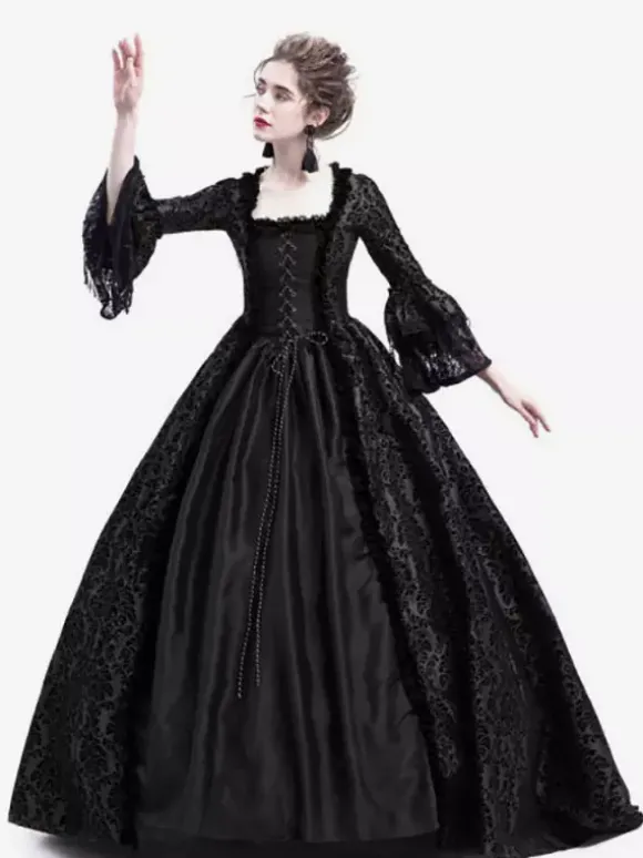 Robe Victorienne médiévale victorienne Robe Rococo Robe Marie Antoinette Opéra Costume Rétro Déguisements Halloween