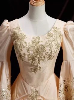 Robe Victorienne  Robe Victorienne Femmes Rétro À Volants Fleur Demi Manches Robe Marie-antoinette Époque Victorienne Vêtements Vintage Robe Halloween