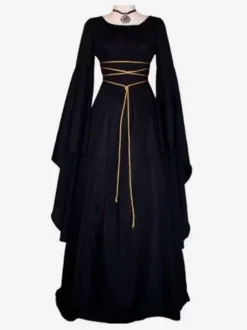 Robe Vintage médiévale victorienne Rococo Marie Antoinette Opéra Costume Rétro Déguisements Halloween