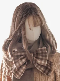 ROCOCO Style Accessoires Lolita Café Marron Noeuds Polyester Divers