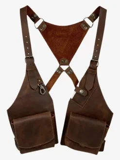 Sac À Bandoulière Steampunk En Cuir Fait Main Vintage Accessoires De Costume