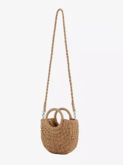 Sac à main tissé en corde de papier Sac à bandoulière pour vacances à la plage pour femmes 2026