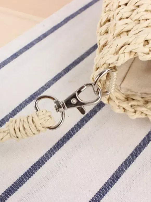 Sac à main tissé en corde de papier Sac à bandoulière pour vacances à la plage pour femmes 2026