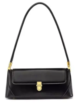 Sac Baguette en similicuir pour femme sac à bandoulière fin 2026