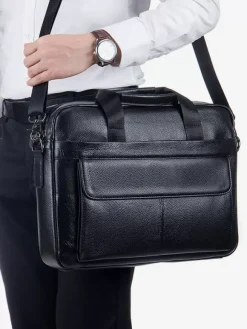 Sac Bandoulière Accessoires De Sport Noir Hommes Mallette Sac Cartable D'affaire