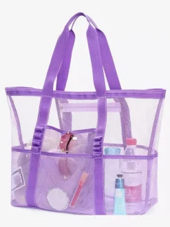 Sac de plage en maille grande capacité sac de voyage multifonctionnel sac de rangement à bandoulière portable 2026
