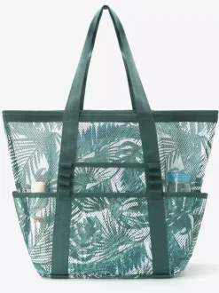 Sac de plage en maille grande capacité sac de voyage multifonctionnel sac de rangement à bandoulière portable 2026