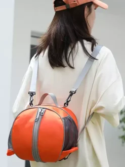 Sac De Sport Basketball À Glissière Éclaire Bandoulière Avec Poches