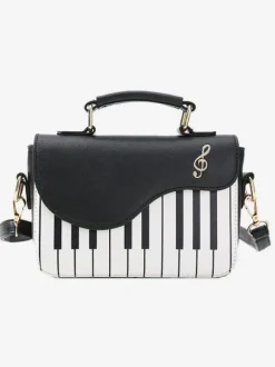 Sac doux Lolita épaule Noir Sac en cuir Synthétique Lolita Accessoires Déguisements Halloween