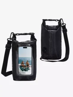 Sac étanche à double compartiment avec fenêtre transparente pour téléphone à l'avant