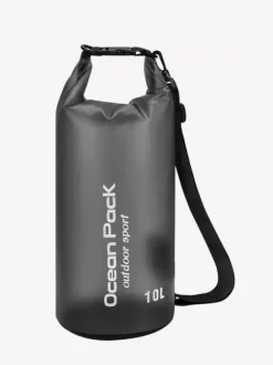 Sac étanche 10L semi-transparent en PVC à fermeture enroulable format océan