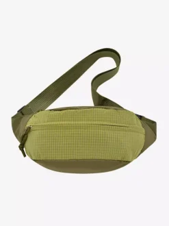 Sac banane léger en nylon color block bandoulière réglable idéal pour les voyages en extérieur.