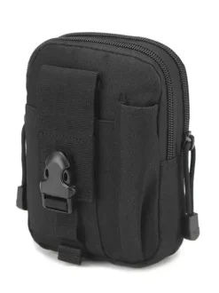 Sac banane pour sports de plein air sac pour téléphone portable pour homme sac de course à pied ceinture de ventilateur militaire petit sac banane
