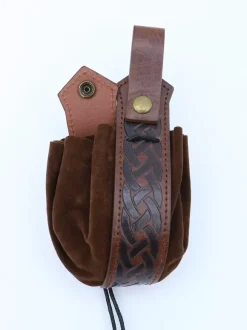 Sac Banane Steampunk Homme Accessoires Costume Marron Café Vintage