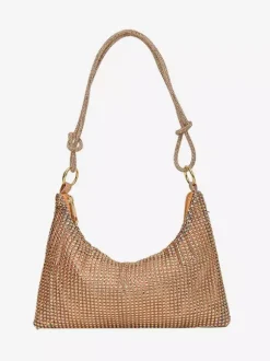 Sac à bandoulière en strass Sac à main brillant pour femme 2026