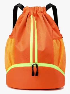 Sac À Dos De Sport Hommes En Salle En Glissière Éclaire Poches Décontracté