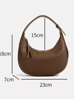 Sac Hobo en similicuir Crescent Sac à bandoulière pour femme 2026