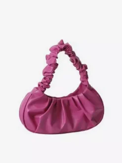 Sac à main en similicuir avec sac nuage plissé pour femme 2026