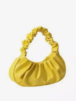Sac à main en similicuir avec sac nuage plissé pour femme 2026