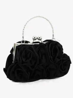Sacs à main de mariage Accessoires de mariage Sac à main de mariée Fleurs plissées