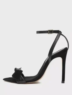 Sandales à talons pour femmes Sandales à bout pointu Talon aiguille Cuir PU