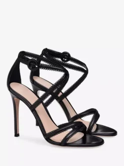 Sandales à talons pour femmes Sandales à talons aiguilles à bout rond