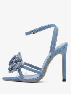 Sandales à talons pour femmes bout pointu talon aiguille sandales
