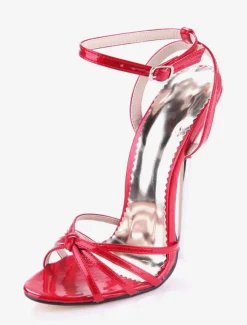 Sandales sexy femme talon haut boucle réglable