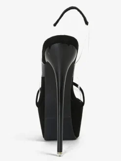 Sandales sexy pour femmes plateforme bout ouvert talon aiguille chaussures sexy