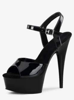 Sandales sexy talon haut plateforme chaussures pole danse