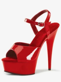 Sandales sexy talon haut plateforme chaussures pole danse