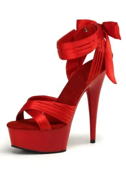 Sandales sexy talon haut plateforme chaussures pole danse