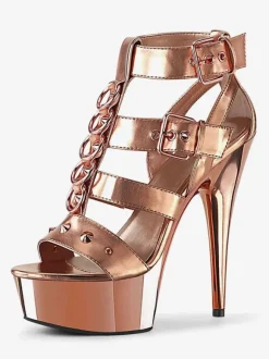 Sandales sexy talon haut plateforme chaussures pole danse