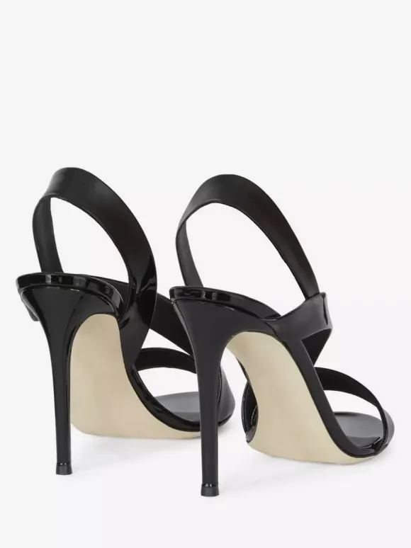 Sandales à talons hauts bout ouvert chaussures de soirée à talons aiguilles