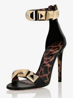 Sandales à talons hauts et bout ouvert chaussures de soirée à talons aiguilles
