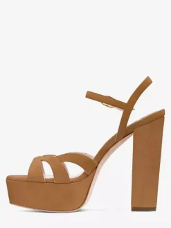 Sandales à talons hauts pour femmes plateforme talon épais bride cheville