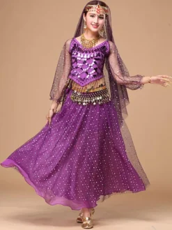 Séduisant Costumede danse orientale en chiffon Déguisements Halloween