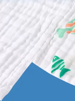 Serviette Absorbante De Sueur En Coton Enfant Bébé À 6 Couches