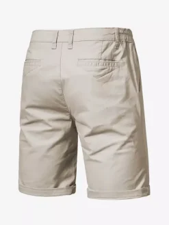 Short cargo léger pour homme avec taille élastique pour l'été