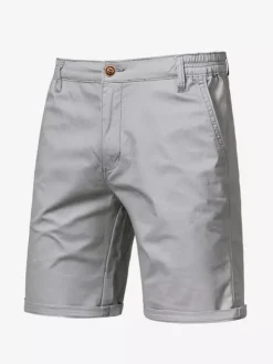 Short cargo léger pour homme avec taille élastique pour l'été