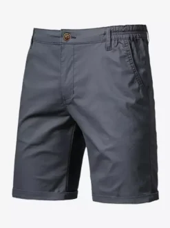 Short cargo léger pour homme avec taille élastique pour l'été