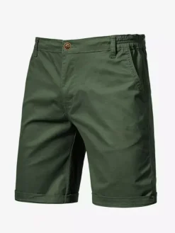 Short cargo léger pour homme avec taille élastique pour l'été