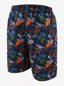 Short d'été pour homme imprimé taille élastique décontracté pour la plage