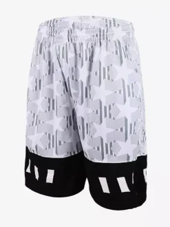 Short ample pour homme Short de plage imprimé à séchage rapide pour l'été
