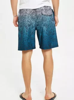 Short de bain homme à séchage rapide grande taille couleur plage