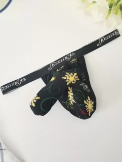 Slip Pour Homme En Polyester Imprimé Lingerie Sexy