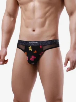 Slip Culottes Pour Homme Motif Papillon Plage Sexy