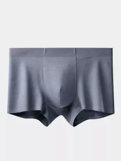 Sous-vêtements pour hommes 100% coton boxers en coton sans coutures doux et respirants