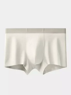 Sous-vêtements pour hommes 100% coton boxers en coton sans coutures doux et respirants